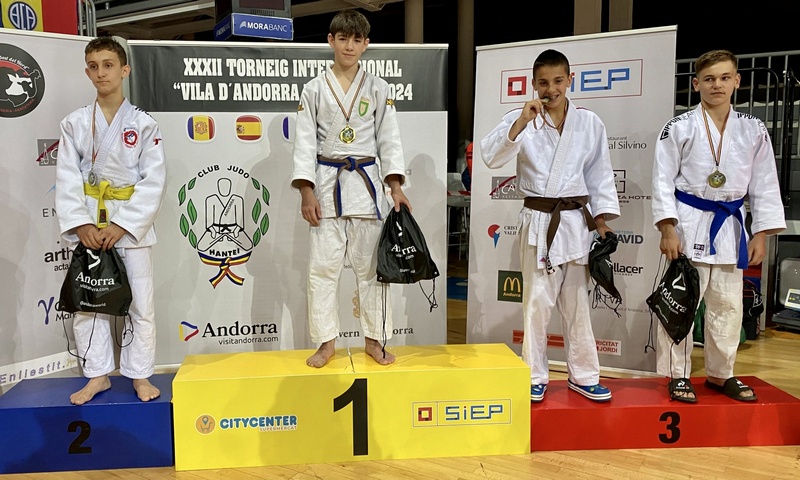 22 medallas para los Judokas Navarros en el Torneo de Judo de Andorra 20-04-24